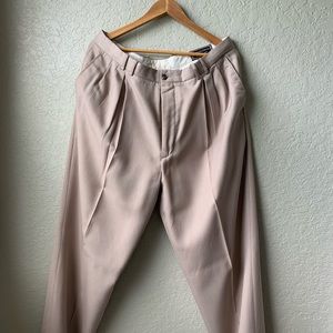 Men’s pleated front khaki’s